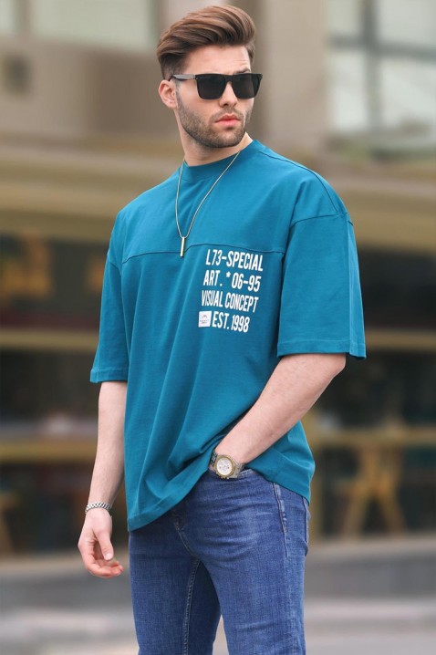 MARTILZO PETROL férfi póló, Szín: petrolkék, IVET.HU - A te online butikod.