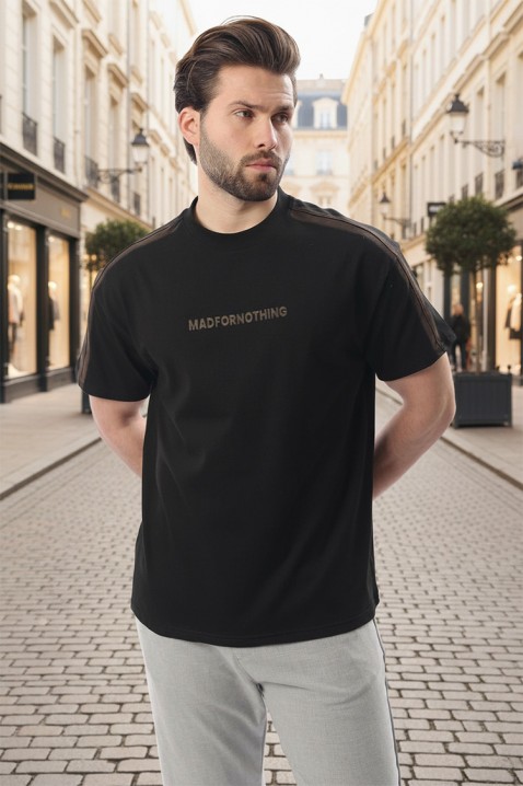 CHARLONZO BLACK férfi póló, Szín: fekete, IVET.HU - A te online butikod.