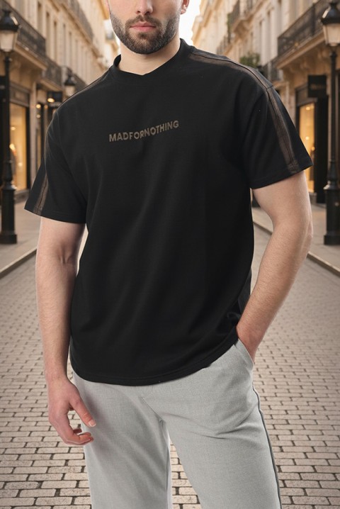 CHARLONZO BLACK férfi póló, Szín: fekete, IVET.HU - A te online butikod.