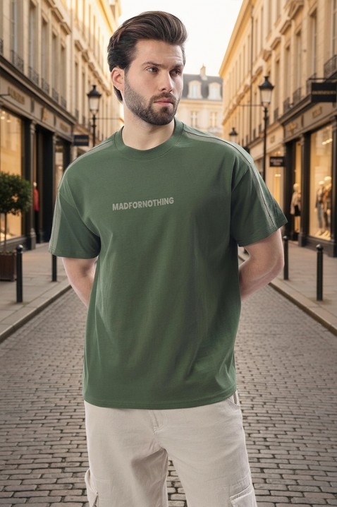 CHARLONZO KHAKI férfi póló, Szín: khaki, IVET.HU - A te online butikod.