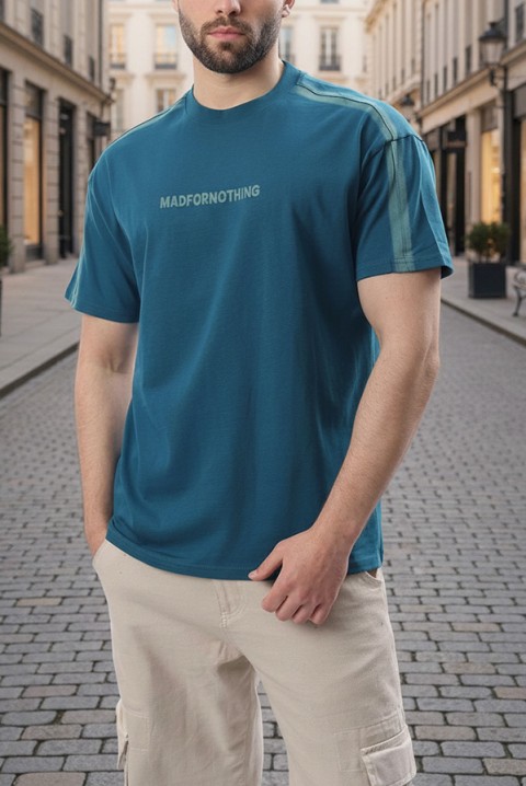 CHARLONZO PETROL férfi póló, Szín: petrolkék, IVET.HU - A te online butikod.