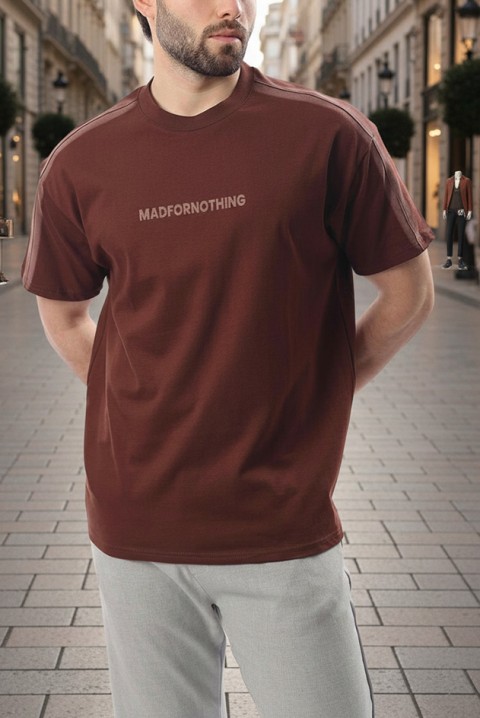 CHARLONZO BROWN férfi póló, Szín: barna, IVET.HU - A te online butikod.