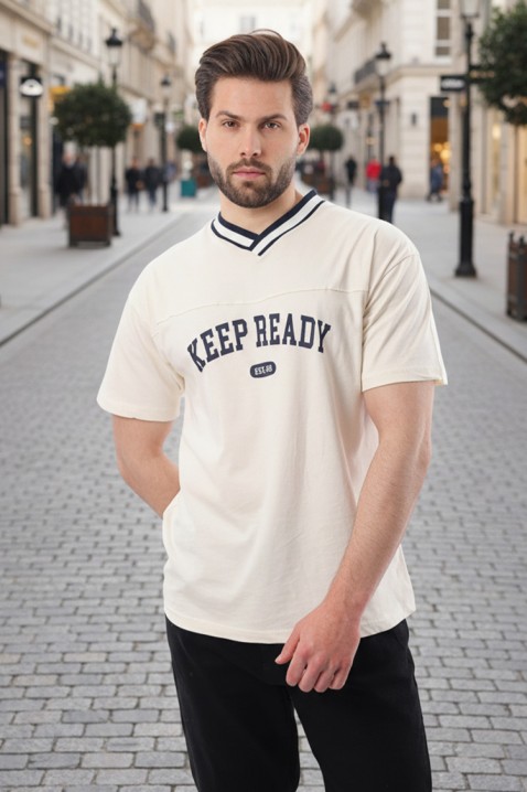 FELONZO ECRU férfi póló, Szín: ekrü, IVET.HU - A te online butikod.