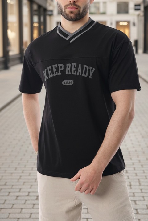 FELONZO BLACK férfi póló, Szín: fekete, IVET.HU - A te online butikod.