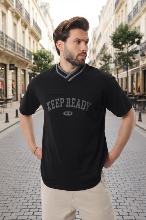 FELONZO BLACK férfi póló, Szín: fekete, IVET.HU - A te online butikod.