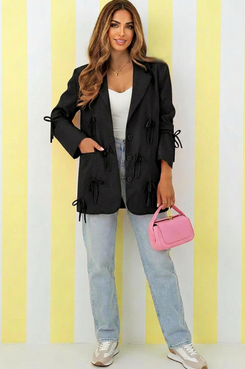 ORXENDA BLACK blézer, Szín: fekete, IVET.HU - A te online butikod.