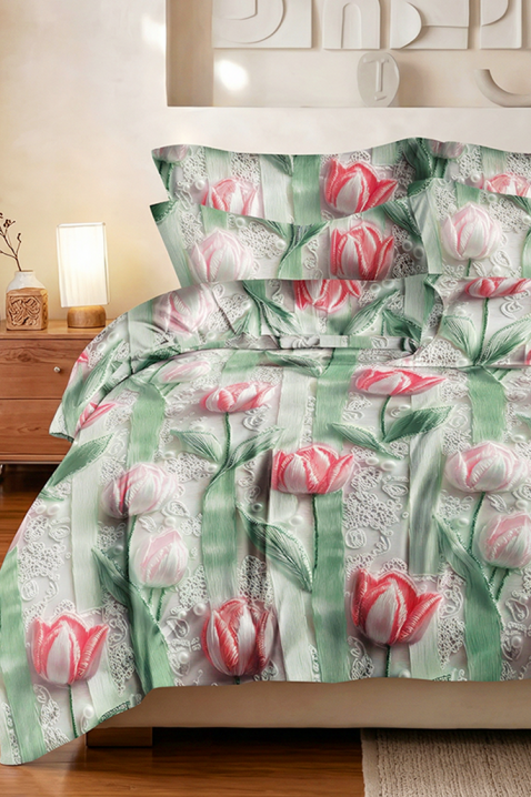 GRONELJY ágyneműgarnitúra 160x200 cm pamut - 3 darabos, Szín: multicolor, IVET.HU - A te online butikod.