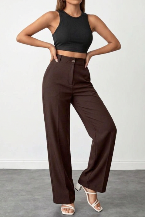 NIVOLZA nadrág, Szín: barna, IVET.HU - A te online butikod.