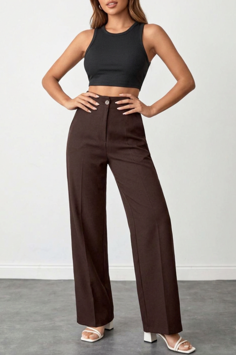 NIVOLZA nadrág, Szín: barna, IVET.HU - A te online butikod.