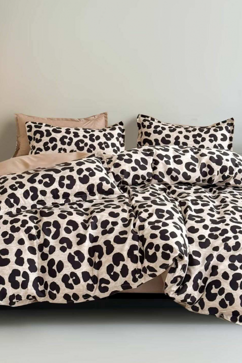 LIOGERFY ágyneműgarnitúra 160x200 cm pamut - 3 darabos, Szín: bézs, IVET.HU - A te online butikod.