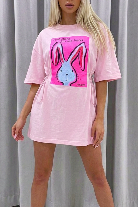 VLADOLZA PINK tunika, Szín: rózsaszín, IVET.HU - A te online butikod.