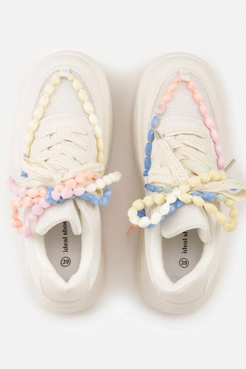 MOLENZA ECRU női tornacipő, Szín: ekrü, IVET.HU - A te online butikod.