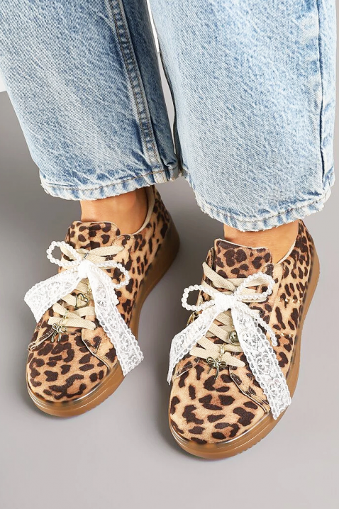 GLOVELZA női tornacipő, Szín: leopárdmintás, IVET.HU - A te online butikod.