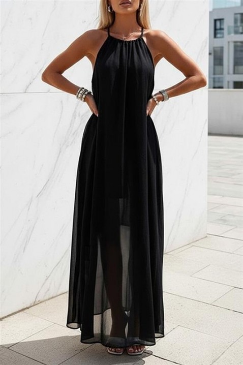 LONZELA BLACK ruha, Szín: fekete, IVET.HU - A te online butikod.