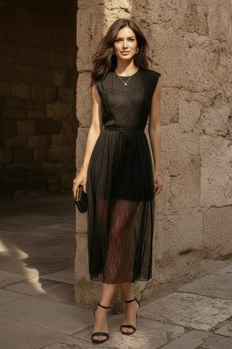 BRALINZA BLACK ruha, Szín: fekete, IVET.HU - A te online butikod.