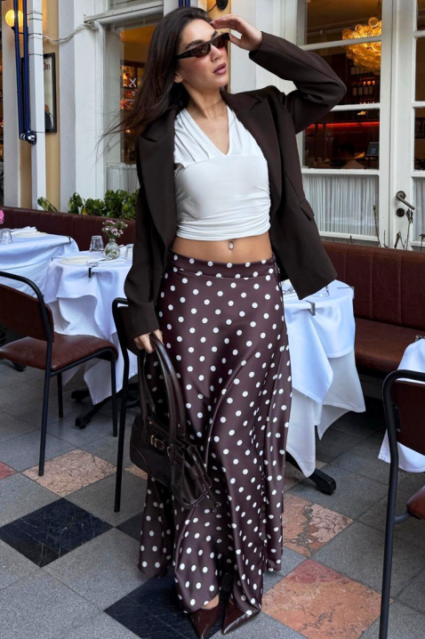 MOLARZA BROWN szoknya, Szín: barna, IVET.HU - A te online butikod.