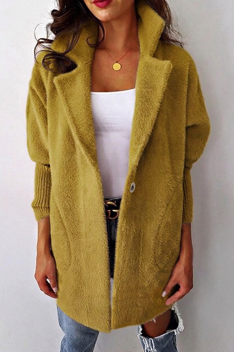 LIORMEA MUSTARD kabát, Szín: mustársárga, IVET.HU - A te online butikod.