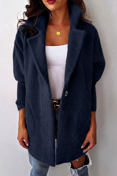 LIORMEA NAVY kabát, Szín: sötétkék, IVET.HU - A te online butikod.