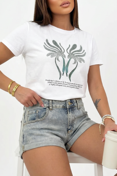 ROSARIA praktikus farmer rövidnadrág letisztult dizájnnal, Szín: denim, IVET.HU - A te online butikod.