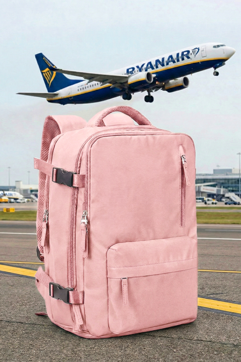 ROLNICZA PUDRA kézipoggyász hátizsák - Ryanair/Wizz Air számára, Szín: púderrózsaszín, IVET.HU - A te online butikod.