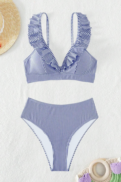 ZEROLFA bikini, Szín: kék és fehér, IVET.HU - A te online butikod.