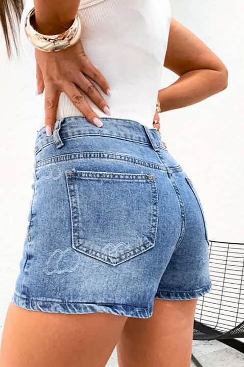LOVIREA magas derekú farmer nadrág-szoknya, Szín: denim, IVET.HU - A te online butikod.
