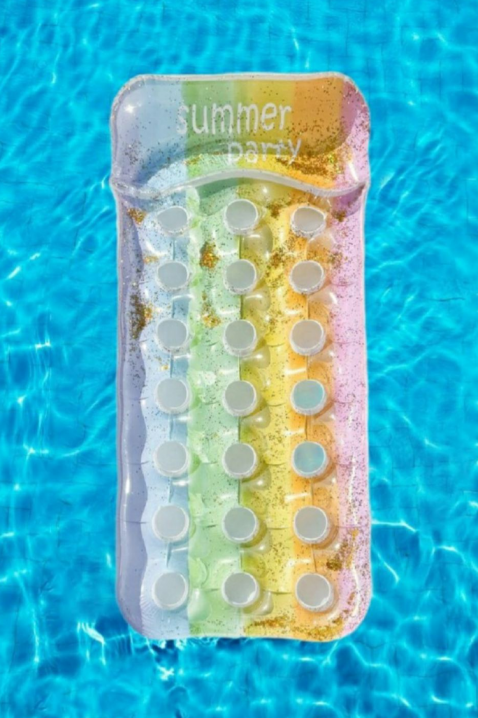 COLOURSUN felfújható strandmatrac színes dizájnnal, Szín: multicolor, IVET.HU - A te online butikod.