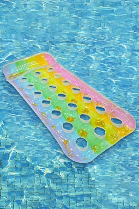 COLOURSUN felfújható strandmatrac színes dizájnnal, Szín: multicolor, IVET.HU - A te online butikod.