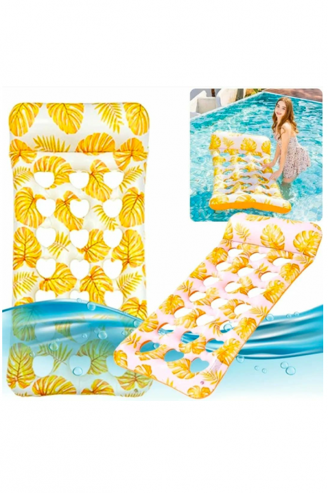 TROPICALHEARTS felfújható strandmatrac szív alakú lyukakkalIVET.HU - A te online butikod.