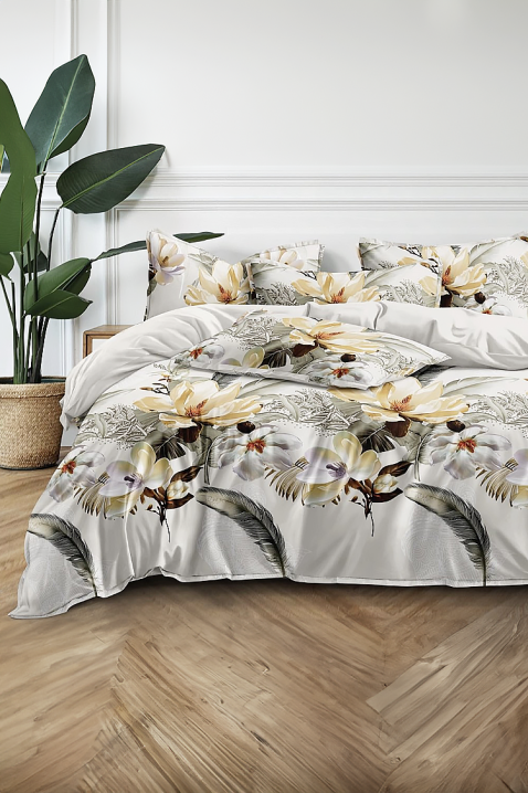 LARDENA 200x220 cm stílusos, négyrészes ágyneműgarnitúra virágmintával, Szín: multicolor, IVET.HU - A te online butikod.