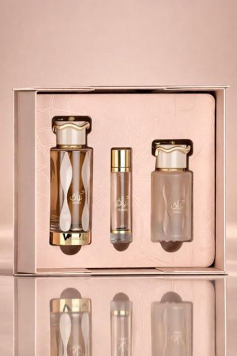 Lattafa Teriaq EDP 100 ml + EDP 12 ml + Hajpermet 50 ml unisex arab szettIVET.HU - A te online butikod.