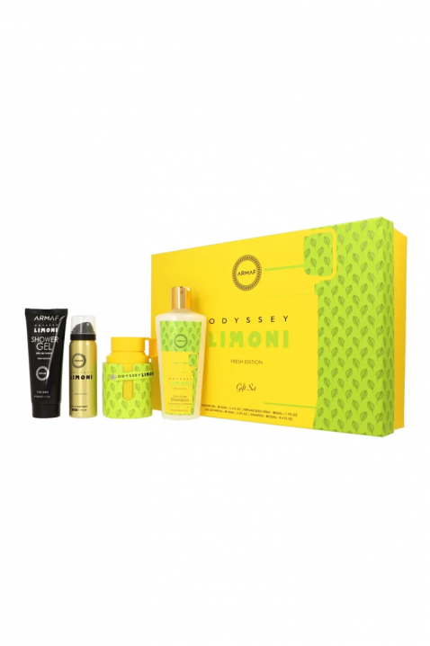 Uniszex arab szett Armaf Odyssey Limoni Fresh Edition EDP 100 ml + Parfüm testpermet 50 ml + Tusfürdő 100 ml + Sampon 250 mlIVET.HU - A te online butikod.