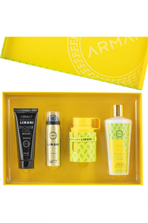 Uniszex arab szett Armaf Odyssey Limoni Fresh Edition EDP 100 ml + Parfüm testpermet 50 ml + Tusfürdő 100 ml + Sampon 250 mlIVET.HU - A te online butikod.