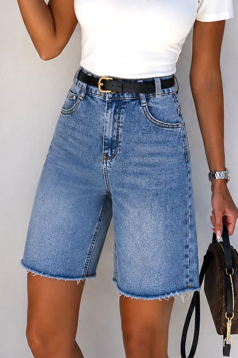 IVANIA női magas derekú, bő szabású farmernadrág, Szín: denim, IVET.HU - A te online butikod.