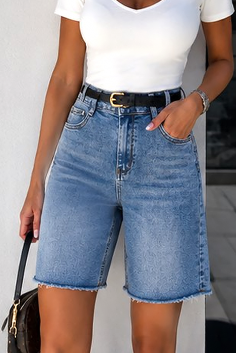 IVANIA női magas derekú, bő szabású farmernadrág, Szín: denim, IVET.HU - A te online butikod.