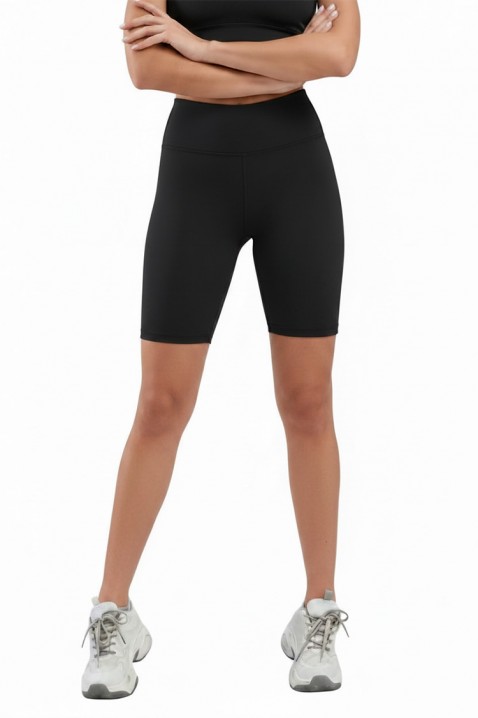 SEZARIA rövid sportleggings magas derekkal, Szín: fekete, IVET.HU - A te online butikod.
