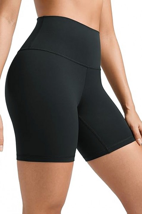 SEZARIA rövid sportleggings magas derekkal, Szín: fekete, IVET.HU - A te online butikod.