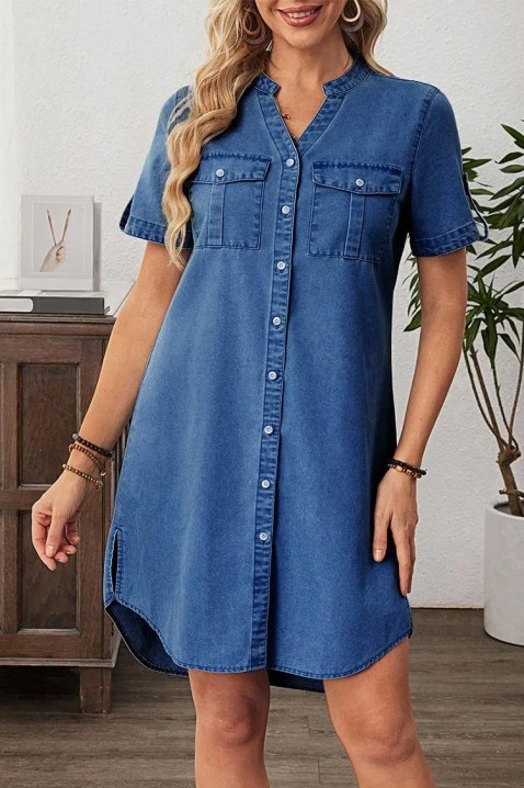 BOMBINA farmer ingruha V-nyakkal, Szín: denim, IVET.HU - A te online butikod.