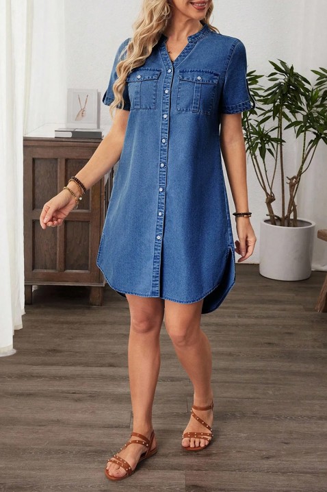 BOMBINA farmer ingruha V-nyakkal, Szín: denim, IVET.HU - A te online butikod.