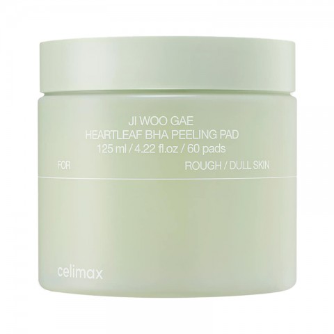 CELIMAX Ji Woo Gae Heartleaf BHA Peeling Pad 125 ml 60 pcsIVET.HU - A te online butikod.
