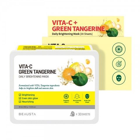 BEAUSTA Cicarecipe Green Tangerine Daily Vita Mask 30 dbIVET.HU - A te online butikod.