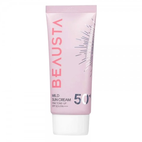 BEAUSTA Mild Sun Cream Pink Tone-Up SPF50+ 50 mlIVET.HU - A te online butikod.
