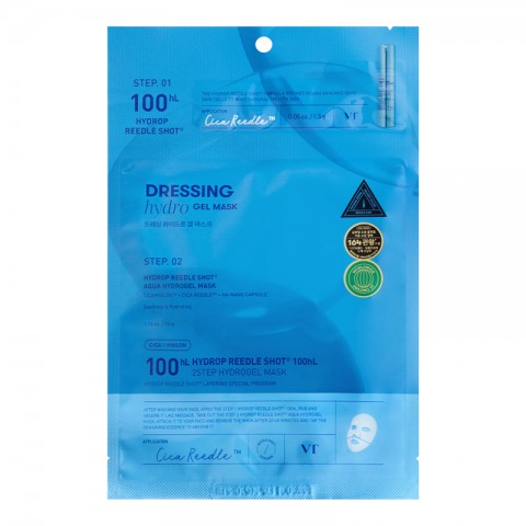 VT COSMETICS HYDROP REEDLE SHOT 100hL 2STEP HYDROGEL MASK 1 dbIVET.HU - A te online butikod.