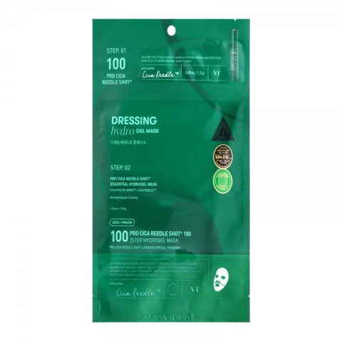 VT COSMETICS PRO CICA REEDLE SHOT 100 2STEP HYDROGEL MASK 1 pcsIVET.HU - A te online butikod.