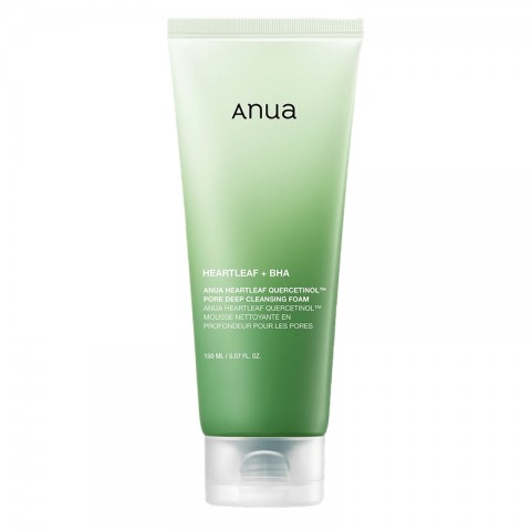 ANUA Heartleaf Quercetinol Pore Deep Cleansing Foam quercetinollal és heartleaf tölgyfalevéllel 150 mlIVET.HU - A te online butikod.