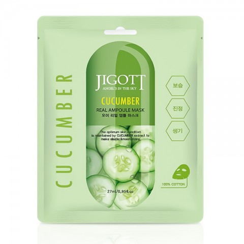 JIGOTT Cucumber Real Ampoule Mask 27 mlIVET.HU - A te online butikod.