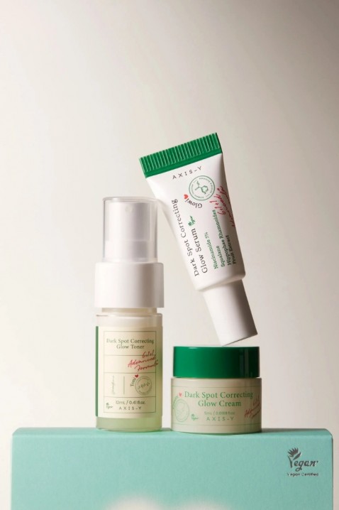 AXIS-Y The Mini Glow Trio Toner 12 ml + Serum 5 ml + Cream 5 mlIVET.HU - A te online butikod.