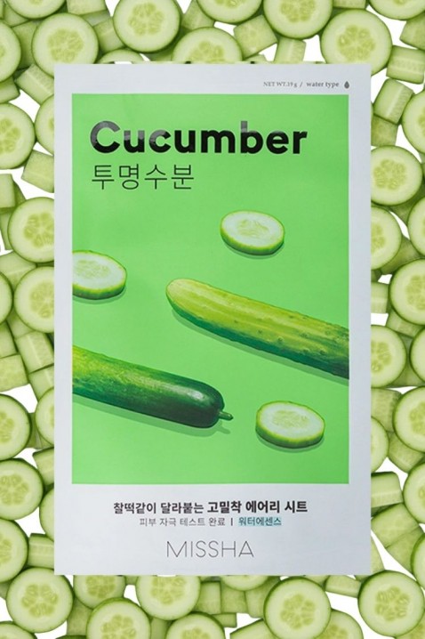 MISSHA Airy Fit Sheet Mask Cucumber 1 dbIVET.HU - A te online butikod.