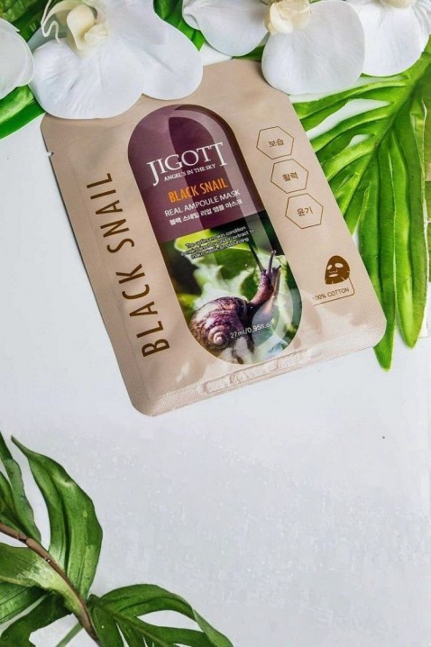 Jigott Black Snail Real Ampoule Mask 27 mlIVET.HU - A te online butikod.