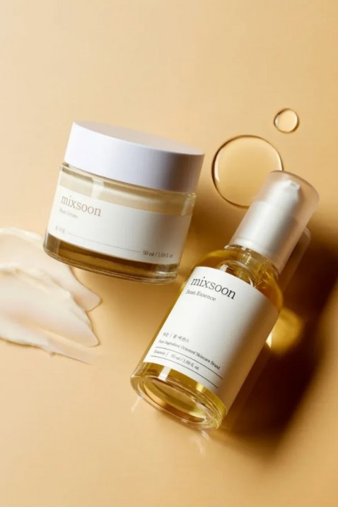 MIXSOON Bean Glass Skin Duo arcbőrápoló szett szójabab kivonattal (Bean Essence 50 ml x 1 + Bean Cream 50 ml x 1)IVET.HU - A te online butikod.